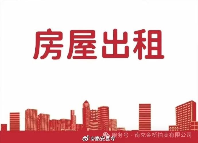 南充农商银行9处自有资产招租公告